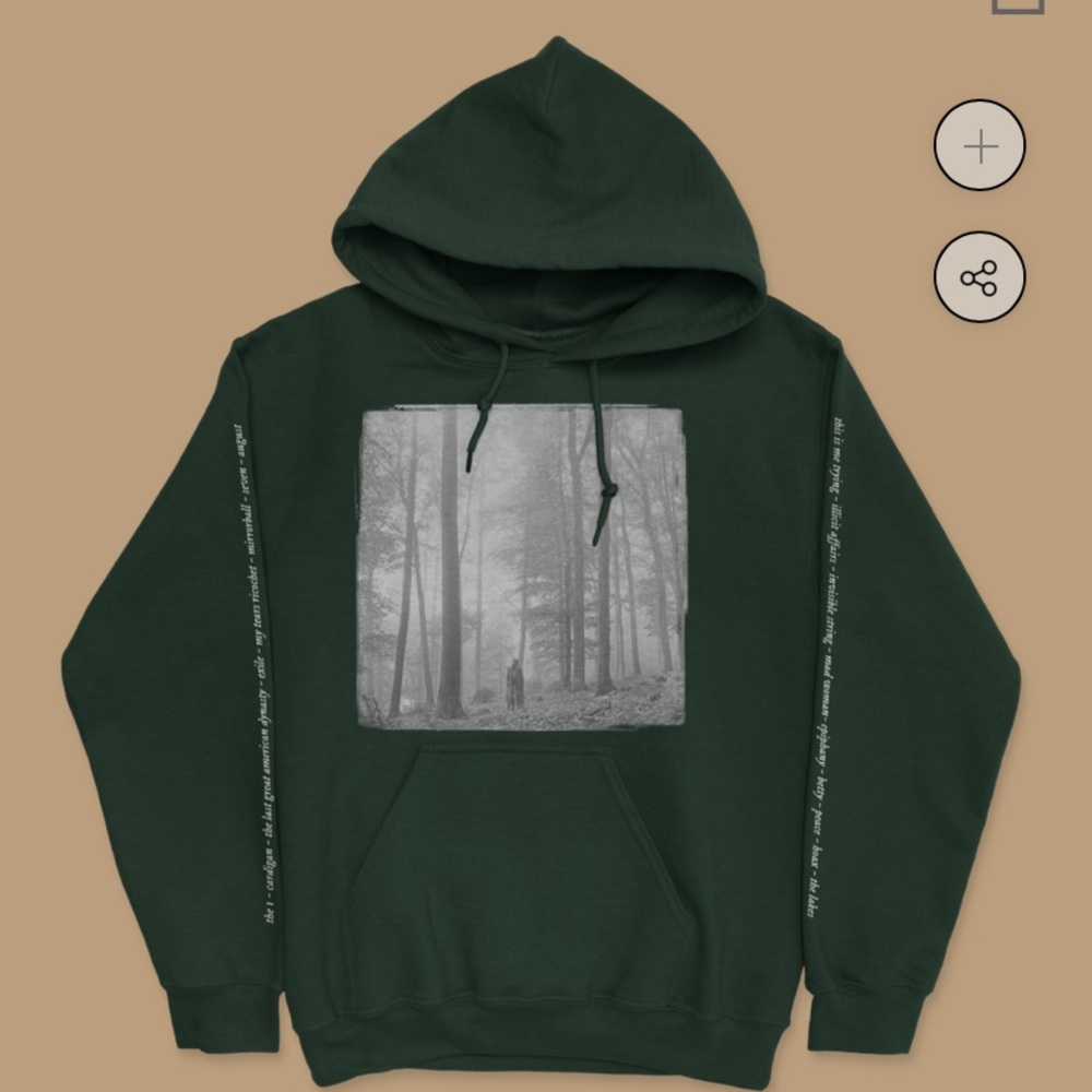 Taylor Swift in the trees hoodie